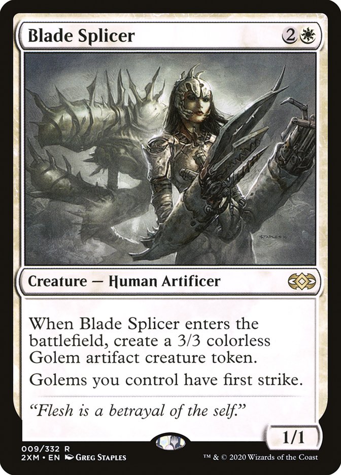 Blade Splicer [Double Masters] Magic: The Gathering