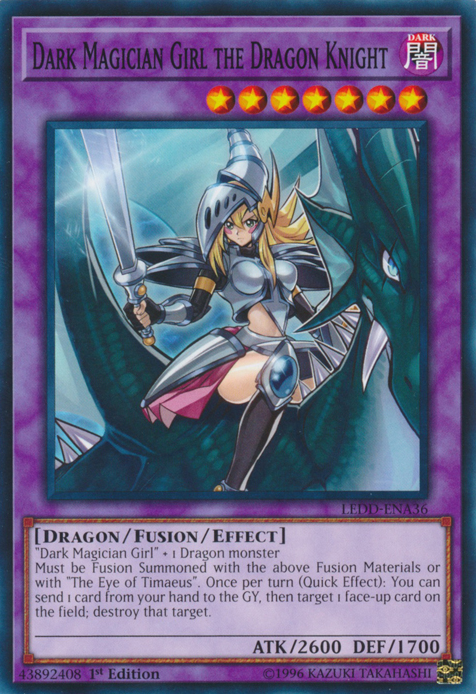 Dark Magician Girl the Dragon Knight [LEDD-ENA36] Common Yu-Gi-Oh!