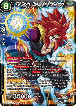 SS4 Gogeta, Thwarting the Dark Empire (BT14-129) [Cross Spirits] Dragon Ball Super