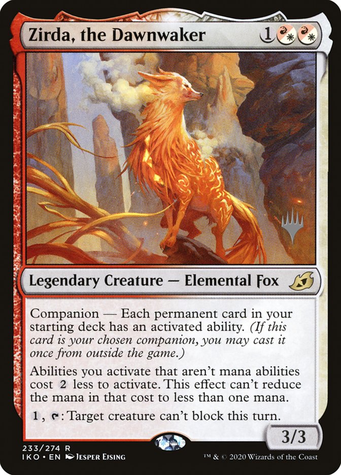 Zirda, the Dawnwaker (Promo Pack) [Ikoria: Lair of Behemoths Promos] Magic: The Gathering