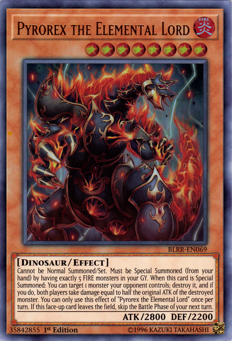 Pyrorex the Elemental Lord [BLRR-EN069] Ultra Rare Yu-Gi-Oh!