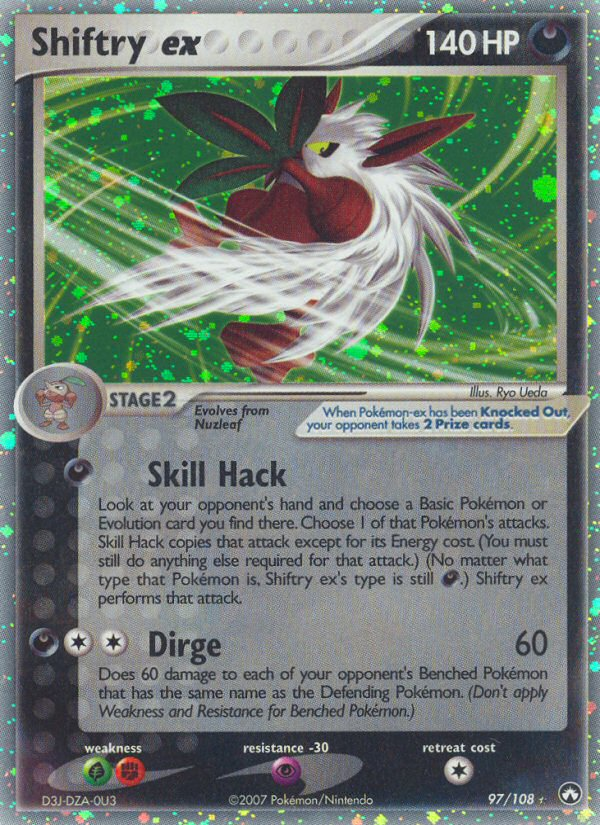 Shiftry ex (97/108) [EX: Power Keepers] Pokémon