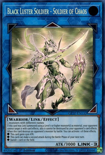 Black Luster Soldier - Soldier of Chaos [GFTP-EN132] Ghost Rare Yu-Gi-Oh!