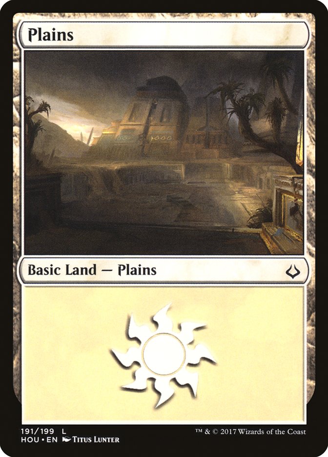 Plains (191) [Hour of Devastation] Magic: The Gathering