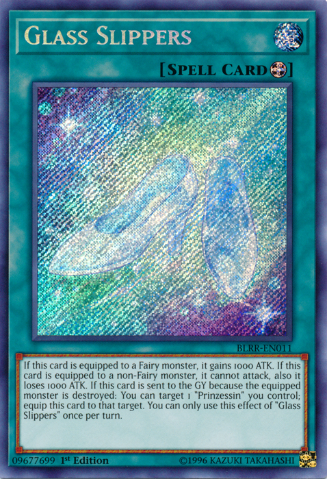 Glass Slippers [BLRR-EN011] Secret Rare Yu-Gi-Oh!