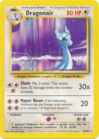 Dragonair (18/102) [Base Set Unlimited] Pokémon