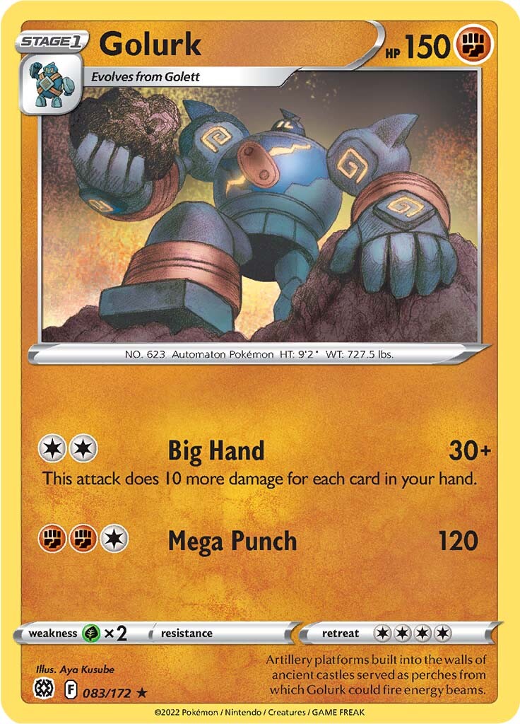 Golurk (083/172) [Sword & Shield: Brilliant Stars] Pokémon