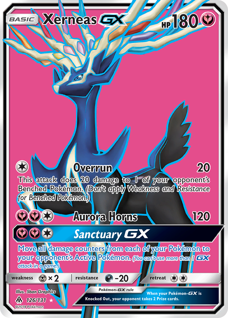 Xerneas GX (126/131) [Sun & Moon: Forbidden Light] Pokémon