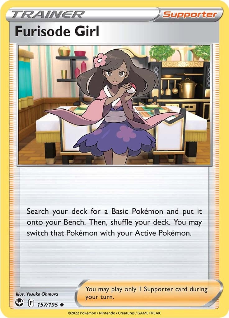 Furisode Girl (157/195) [Sword & Shield: Silver Tempest] Pokémon