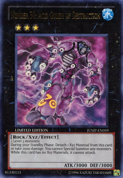 Number 30: Acid Golem of Destruction [JUMP-EN059] Ultra Rare Yu-Gi-Oh!