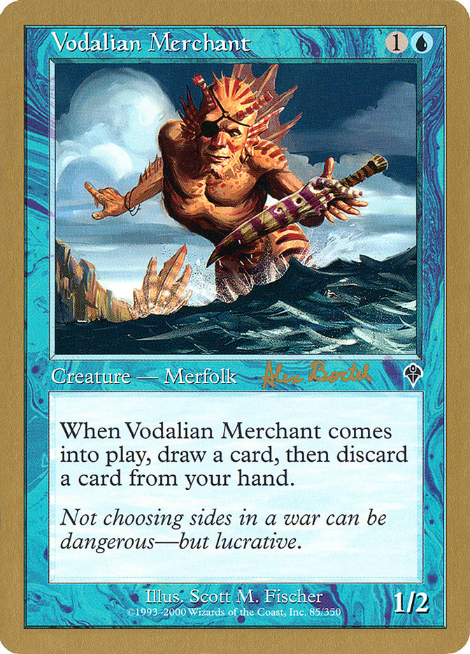 Vodalian Merchant (Alex Borteh) [World Championship Decks 2001] Magic: The Gathering