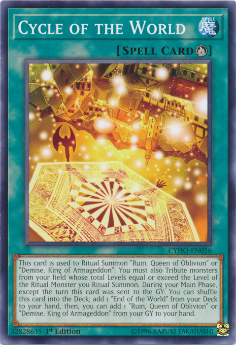 Cycle of the World [CYHO-EN056] Common Yu-Gi-Oh!