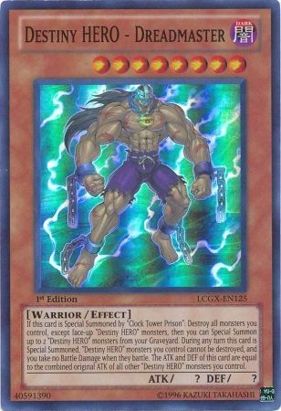 Destiny HERO - Dreadmaster [LCGX-EN125] Super Rare Yu-Gi-Oh!