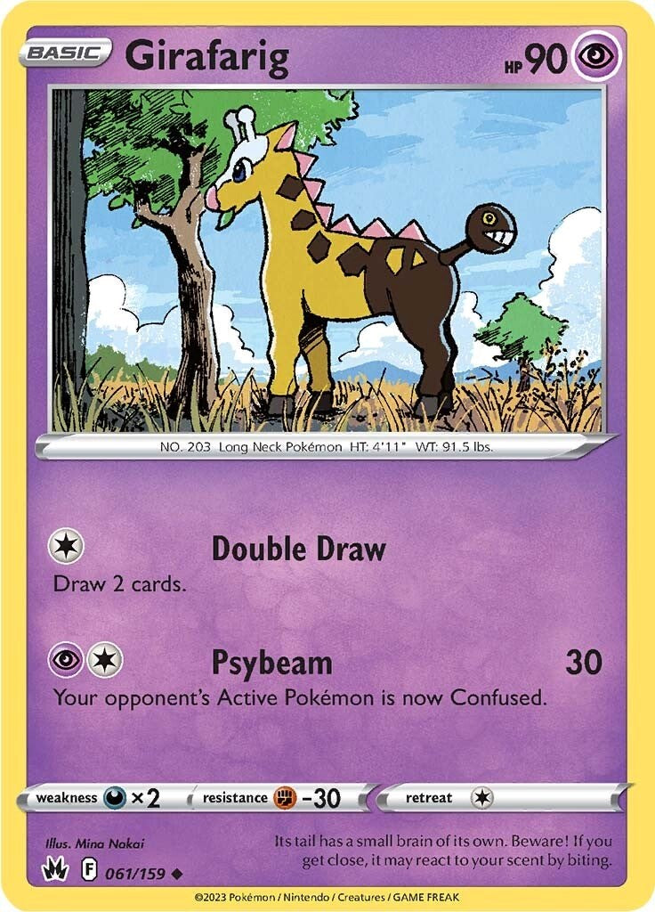 Girafarig (061/159) [Sword & Shield: Crown Zenith] Pokémon
