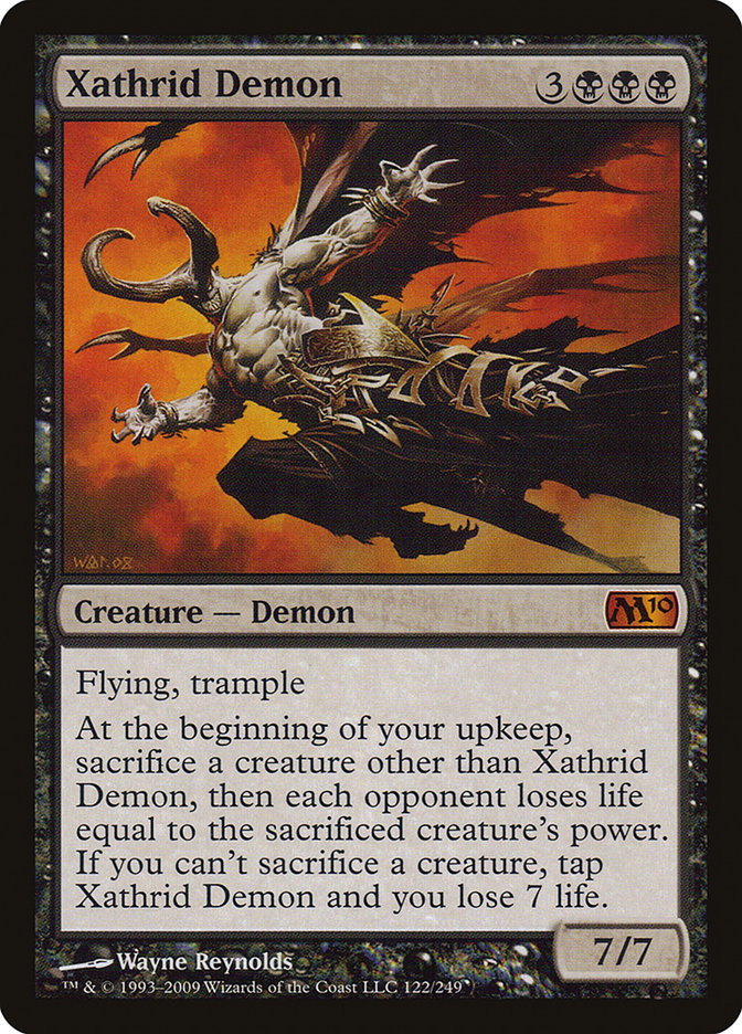 Xathrid Demon [Magic 2010] Magic: The Gathering