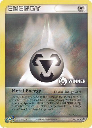 Metal Energy (94/109) (Jumbo Card) [EX: Ruby & Sapphire] Pokémon