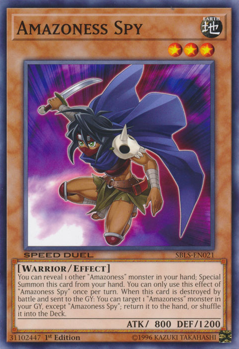 Amazoness Spy [SBLS-EN021] Common Yu-Gi-Oh!