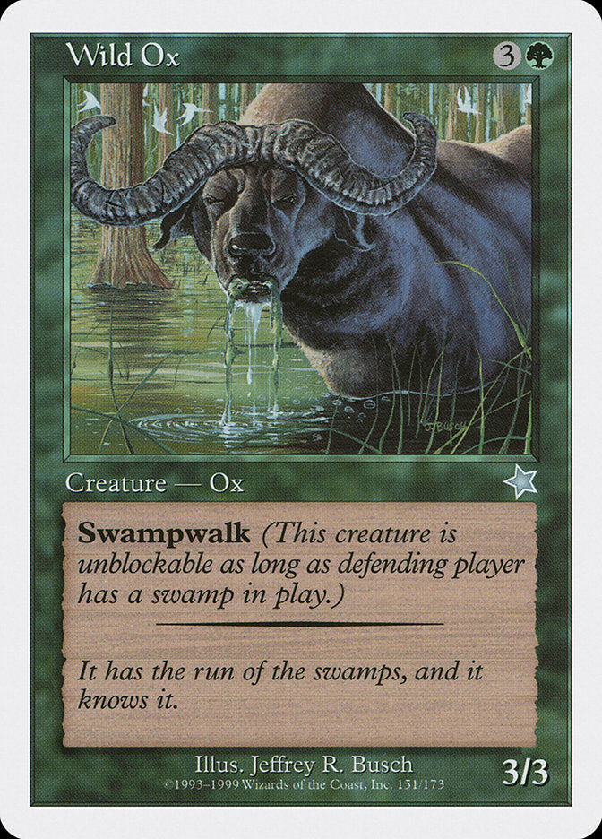 Wild Ox [Starter 1999] Magic: The Gathering