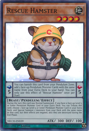 Rescue Hamster [NECH-EN039] Super Rare Yu-Gi-Oh!