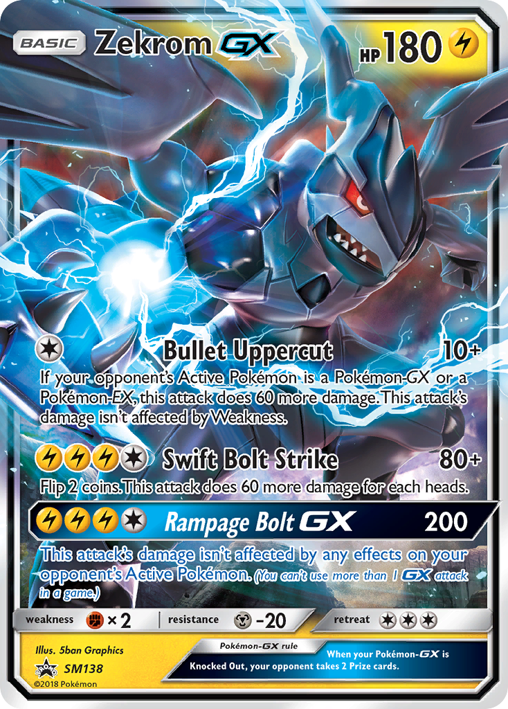 Zekrom GX (SM138) [Sun & Moon: Black Star Promos] Pokémon