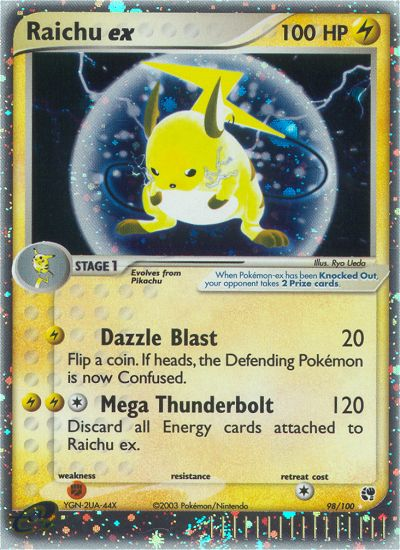 Raichu ex (98/100) [EX: Sandstorm] Pokémon