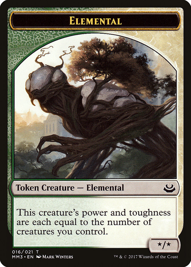 Elemental Token [Modern Masters 2017 Tokens] Magic: The Gathering