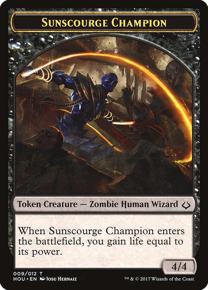 Sunscourge Champion Token [Hour of Devastation Tokens] Magic: The Gathering
