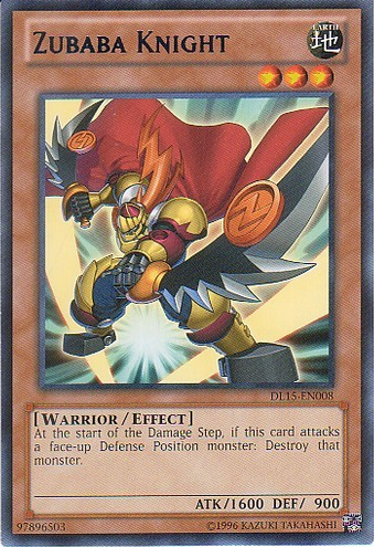 Zubaba Knight (Blue) [DL15-EN008] Rare Yu-Gi-Oh!