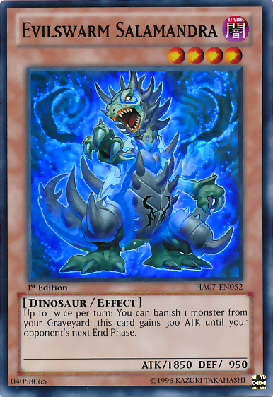 Evilswarm Salamandra [HA07-EN052] Super Rare Yu-Gi-Oh!
