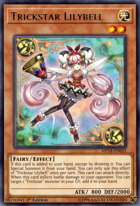 Trickstar Lilybell [MP18-EN035] Rare Yu-Gi-Oh!