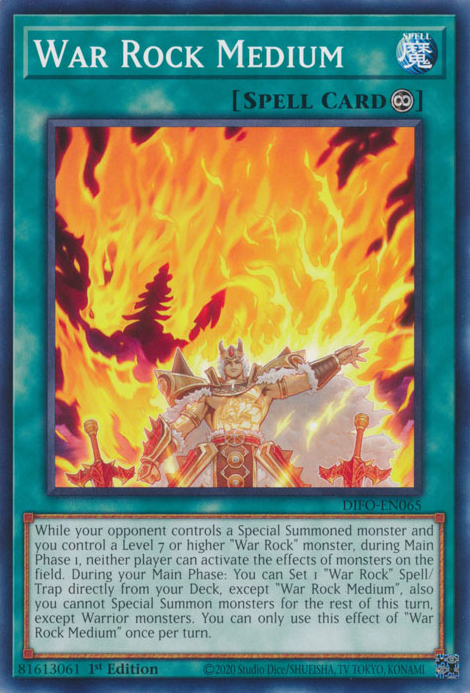 War Rock Medium [DIFO-EN065] Common Yu-Gi-Oh!
