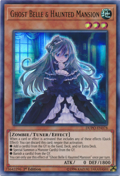 Ghost Belle & Haunted Mansion [DUPO-EN078] Ultra Rare Yu-Gi-Oh!