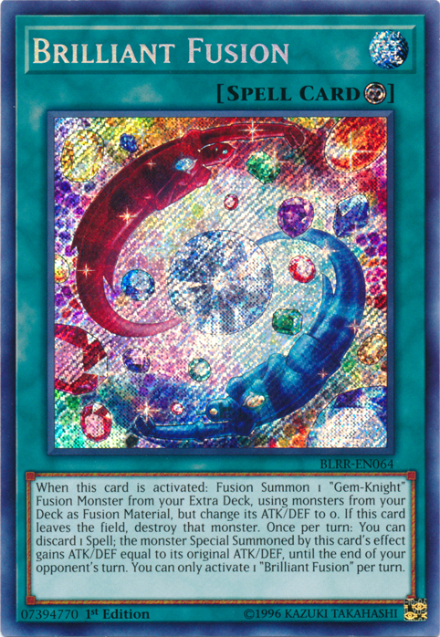 Brilliant Fusion [BLRR-EN064] Secret Rare Yu-Gi-Oh!