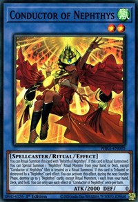 Conductor of Nephthys [PHRA-EN030] Super Rare Yu-Gi-Oh!