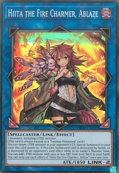 Hiita the Fire Charmer, Ablaze [OP10-EN010] Super Rare Yu-Gi-Oh!