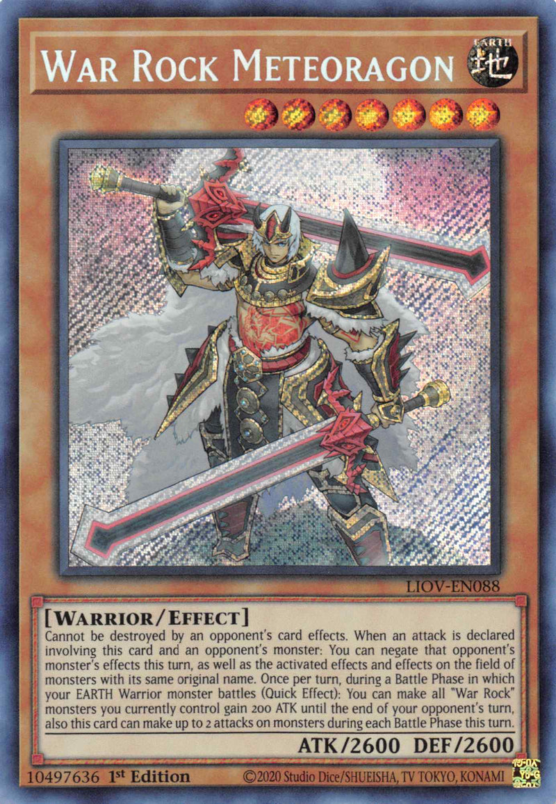 War Rock Meteoragon [LIOV-EN088] Secret Rare Yu-Gi-Oh!