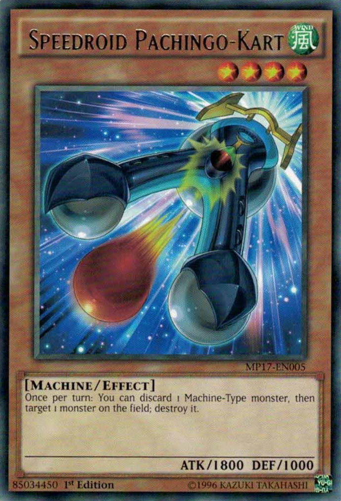 Speedroid Pachingo-Kart [MP17-EN005] Rare Yu-Gi-Oh!