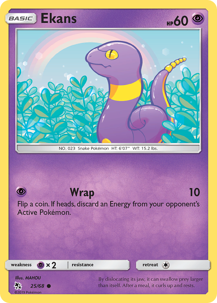 Ekans (25/68) [Sun & Moon: Hidden Fates] Pokémon