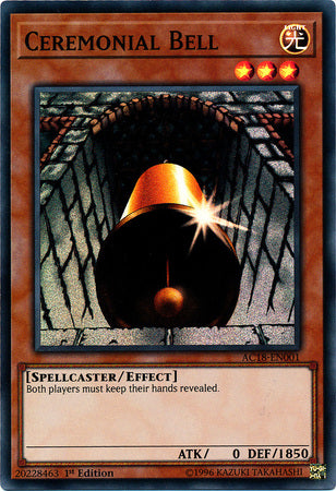 Ceremonial Bell [AC18-EN001] Super Rare Yu-Gi-Oh!