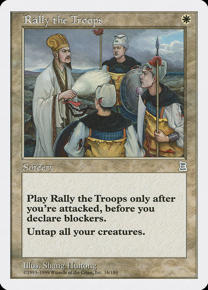 Rally the Troops [Portal Three Kingdoms] Magic: The Gathering