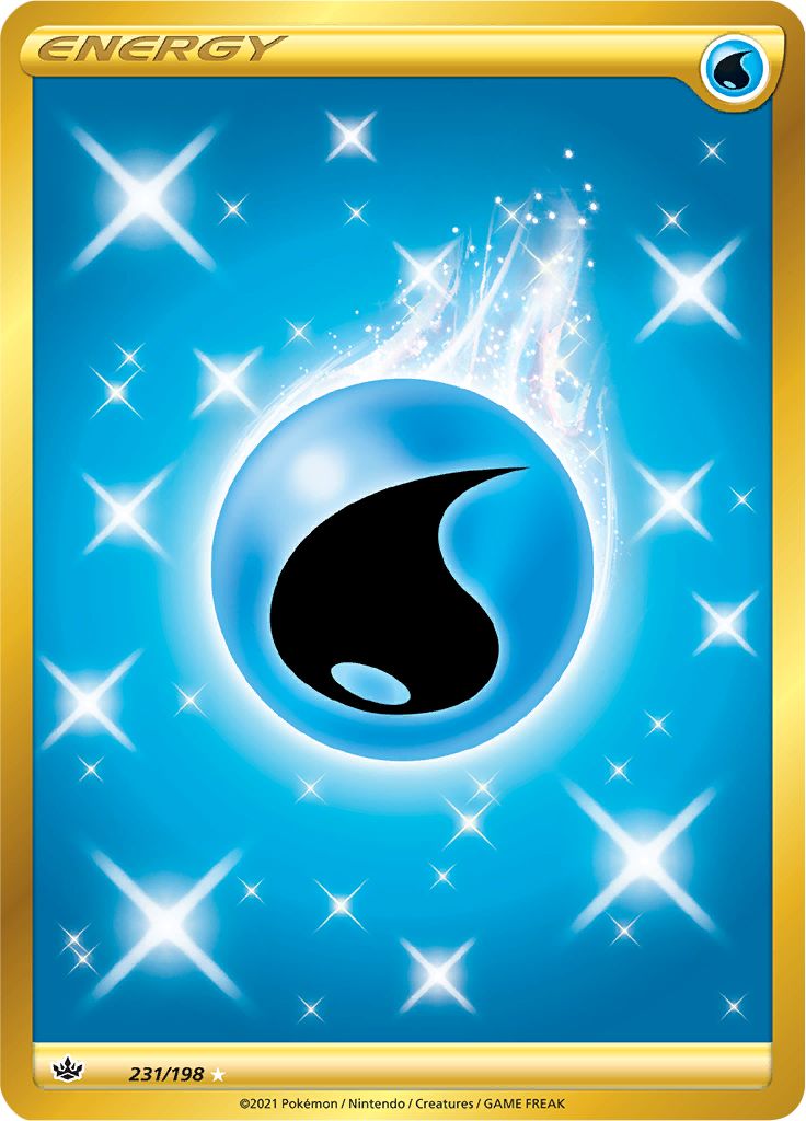 Water Energy (231/198) [Sword & Shield: Chilling Reign] Pokémon