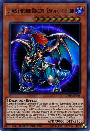 Chaos Emperor Dragon - Envoy of the End [JUMP-EN086] Ultra Rare Yu-Gi-Oh!