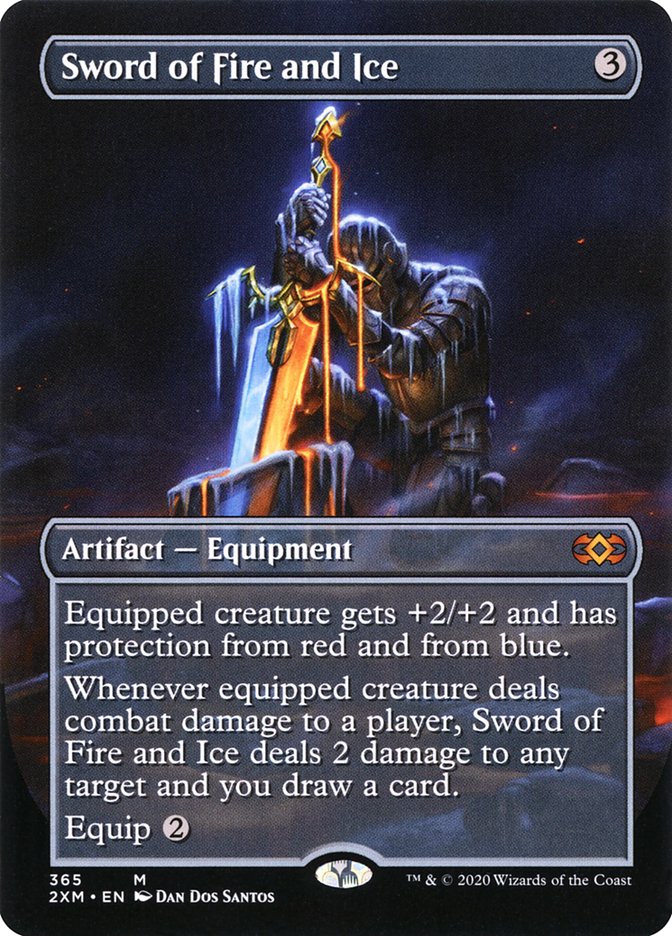 Sword of Fire and Ice (Toppers) [Double Masters] Magic: The Gathering