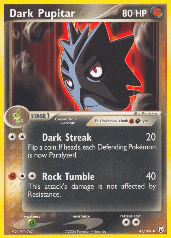Dark Pupitar (41/109) [EX: Team Rocket Returns] Pokémon