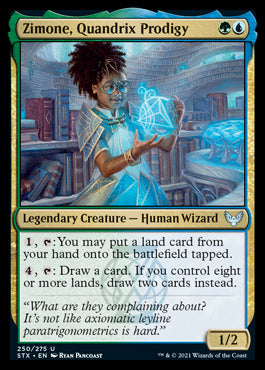 Zimone, Quandrix Prodigy [Strixhaven: School of Mages] Magic: The Gathering