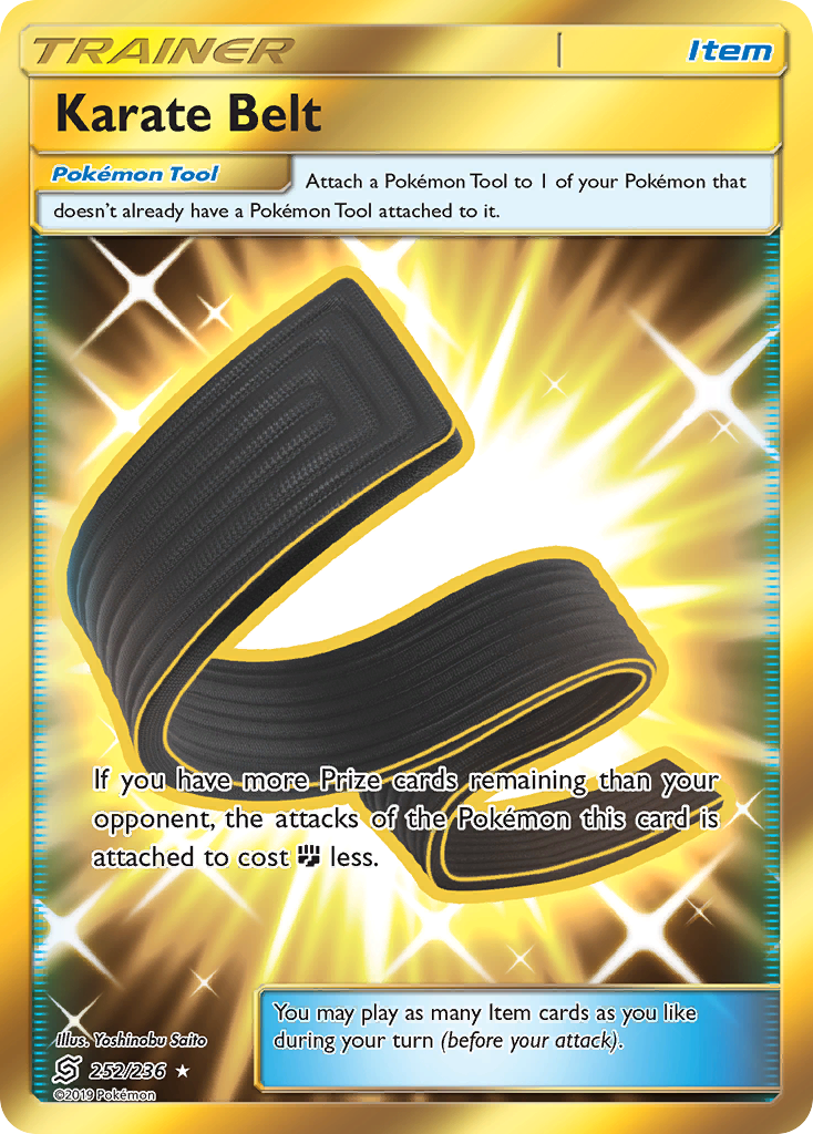 Karate Belt (252/236) [Sun & Moon: Unified Minds] Pokémon