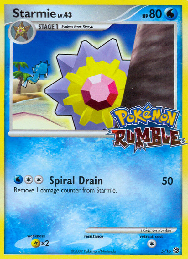 Starmie (5/16) [Pokémon Rumble] Pokémon