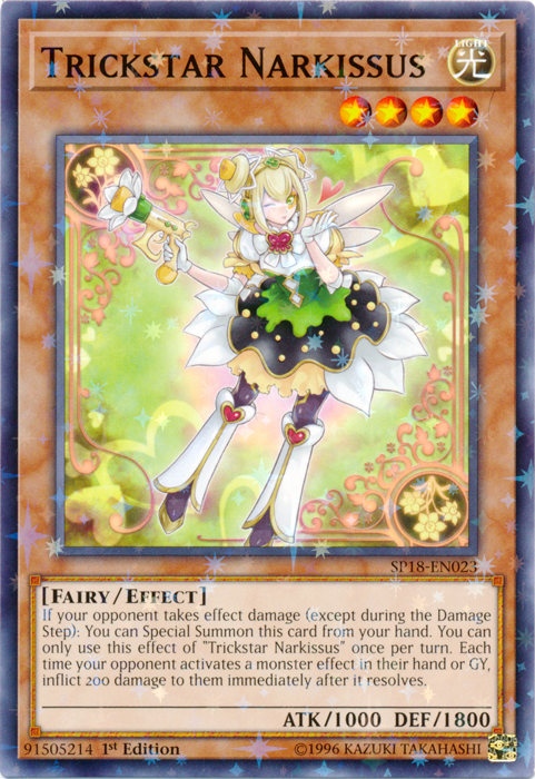 Trickstar Narkissus [SP18-EN023] Starfoil Rare Yu-Gi-Oh!