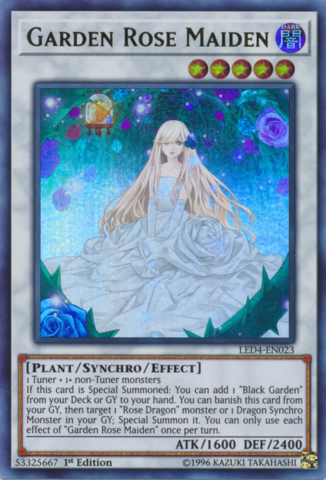 Garden Rose Maiden [LED4-EN023] Ultra Rare Yu-Gi-Oh!