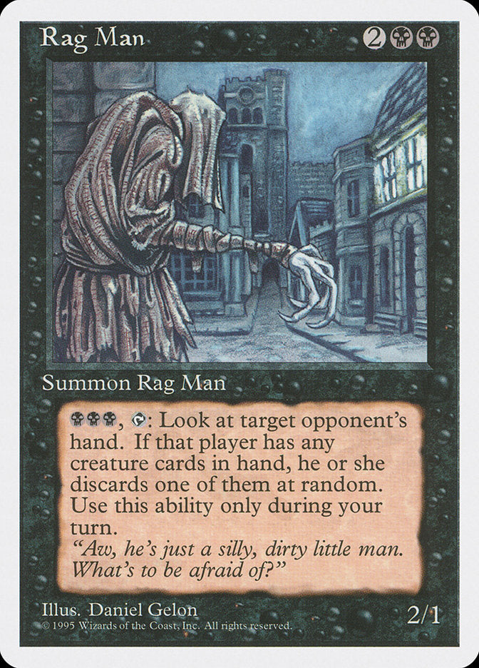 Rag Man [Fourth Edition] Magic: The Gathering
